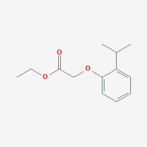 molecular formula C13H18O3 B3749040 ethyl (2-isopropylphenoxy)acetate 