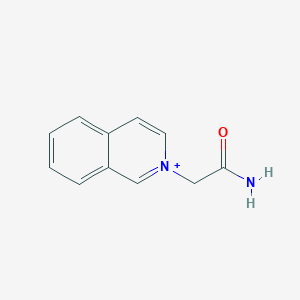 molecular formula C11H11N2O+ B374906 2-(2-Amino-2-oxoethyl)isoquinolinium 