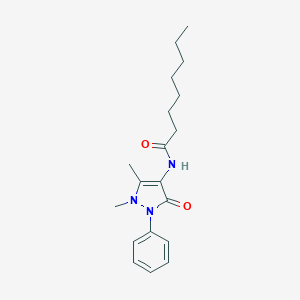 N-(1,5-dimethyl-3-oxo-2-phenyl-2,3-dihydro-1H-pyrazol-4-yl)octanamide