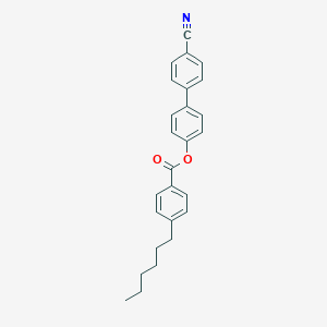 [4-(4-Cyanophenyl)phenyl] 4-hexylbenzoate