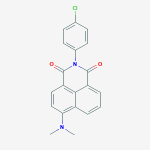 molecular formula C20H15ClN2O2 B374915 2-(4-Chloro-phenyl)-6-dimethylamino-benzo[de]isoquinoline-1,3-dione 