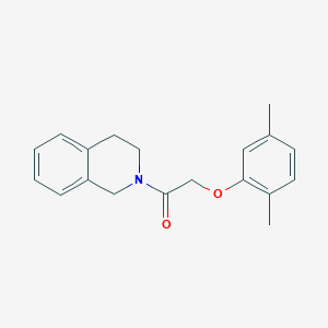 molecular formula C19H21NO2 B3749176 2-[(2,5-dimethylphenoxy)acetyl]-1,2,3,4-tetrahydroisoquinoline 