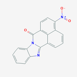 molecular formula C18H9N3O3 B374918 4-Nitro-benzo[de]benzo[4,5]imidazo[2,1-a]isoquinolin-7-one CAS No. 26559-69-3