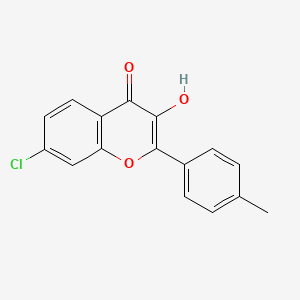 7-chloro-3-hydroxy-2-(4-methylphenyl)-4H-chromen-4-one