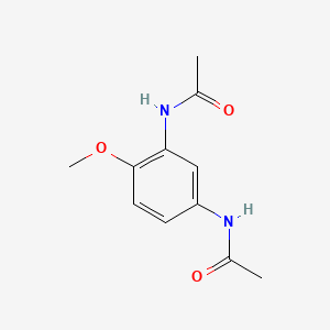 molecular formula C11H14N2O3 B3749206 N,N'-(4-methoxy-1,3-phenylene)diacetamide CAS No. 72884-77-6