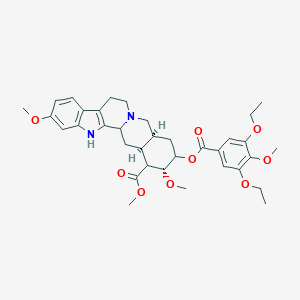 molecular formula C35H44N2O9 B374921 methyl (15S,18R,20S)-17-(3,5-diethoxy-4-methoxybenzoyl)oxy-6,18-dimethoxy-1,3,11,12,14,15,16,17,18,19,20,21-dodecahydroyohimban-19-carboxylate 