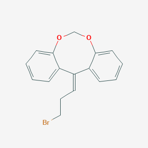 molecular formula C17H15BrO2 B374926 12-(3-bromopropylidene)-12H-dibenzo[d,g][1,3]dioxocine 