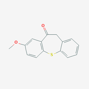 molecular formula C15H12O2S B374931 8-methoxydibenzo[b,f]thiepin-10(11H)-one 