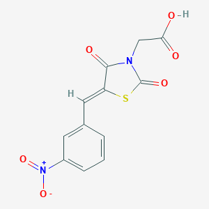 (5-{3-Nitrobenzylidene}-2,4-dioxo-1,3-thiazolidin-3-yl)acetic acid