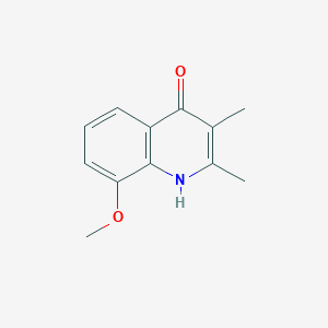 molecular formula C12H13NO2 B3749504 8-methoxy-2,3-dimethyl-4(1H)-quinolinone CAS No. 56716-95-1