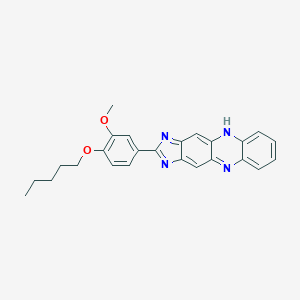 2-(3-Methoxy-4-(pentyloxy)phenyl)-1H-imidazo[4,5-b]phenazine