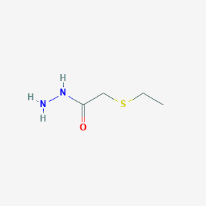 molecular formula C4H10N2OS B374959 2-(Ethylsulfanyl)acetohydrazide 