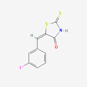 molecular formula C10H6INOS2 B3749638 5-(3-iodobenzylidene)-2-thioxo-1,3-thiazolidin-4-one 