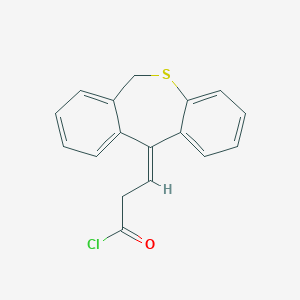 molecular formula C17H13ClOS B374964 3-dibenzo[b,e]thiepin-11(6H)-ylidenepropanoyl chloride 