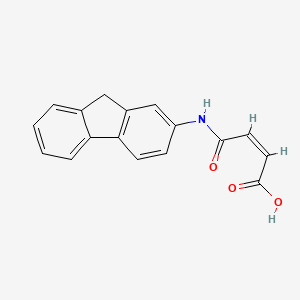 molecular formula C17H13NO3 B3749673 4-(9H-fluoren-2-ylamino)-4-oxo-2-butenoic acid 