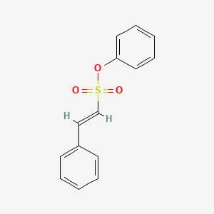 molecular formula C14H12O3S B3749686 phenyl 2-phenylethylenesulfonate CAS No. 5305-91-9
