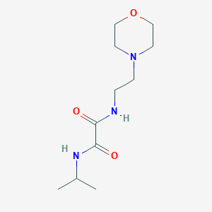 molecular formula C11H21N3O3 B3749767 N-isopropyl-N'-[2-(4-morpholinyl)ethyl]ethanediamide 