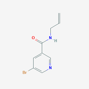 molecular formula C9H9BrN2O B3749945 N-allyl-5-bromonicotinamide 