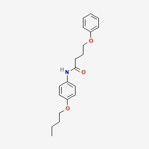 molecular formula C20H25NO3 B3749951 N-(4-butoxyphenyl)-4-phenoxybutanamide 
