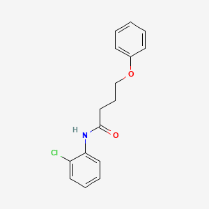 molecular formula C16H16ClNO2 B3749955 N-(2-chlorophenyl)-4-phenoxybutanamide 