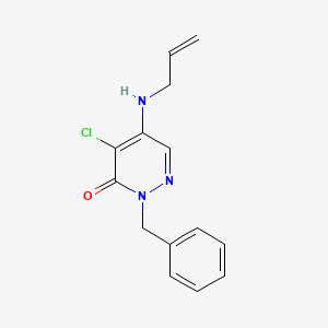 molecular formula C14H14ClN3O B3750008 5-(allylamino)-2-benzyl-4-chloro-3(2H)-pyridazinone 