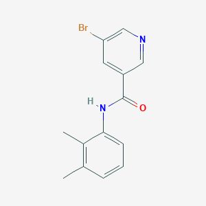 molecular formula C14H13BrN2O B375036 5-bromo-N-(2,3-dimethylphenyl)pyridine-3-carboxamide 