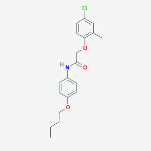 N-(4-butoxyphenyl)-2-(4-chloro-2-methylphenoxy)acetamide