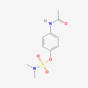 molecular formula C10H14N2O4S B375042 (4-acetamidophenyl) N,N-dimethylsulfamate CAS No. 397849-01-3
