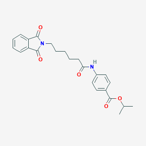 isopropyl 4-{[6-(1,3-dioxo-1,3-dihydro-2H-isoindol-2-yl)hexanoyl]amino}benzoate