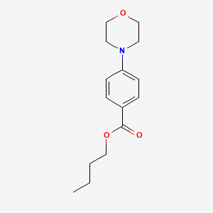 molecular formula C15H21NO3 B3750509 butyl 4-(4-morpholinyl)benzoate CAS No. 5261-45-0