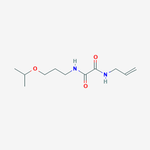 molecular formula C11H20N2O3 B3750755 N-allyl-N'-(3-isopropoxypropyl)ethanediamide 
