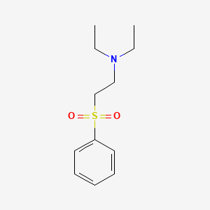 molecular formula C12H19NO2S B3750762 N,N-diethyl-2-(phenylsulfonyl)ethanamine 