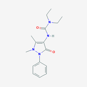 molecular formula C16H22N4O2 B375085 3-(1,5-Dimethyl-3-oxo-2-phenyl-2,3-dihydro-1H-pyrazol-4-yl)-1,1-diethyl-urea 