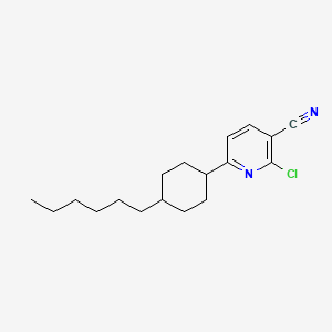 molecular formula C18H25ClN2 B3750977 2-chloro-6-(4-hexylcyclohexyl)nicotinonitrile 
