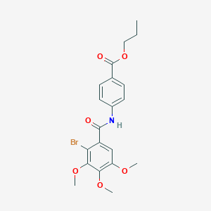 Propyl 4-[(2-bromo-3,4,5-trimethoxybenzoyl)amino]benzoate