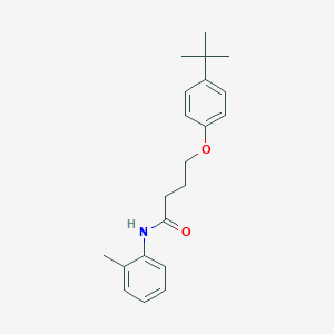 4-(4-tert-butylphenoxy)-N-(2-methylphenyl)butanamide