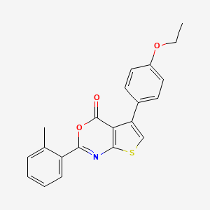 5-(4-ethoxyphenyl)-2-(2-methylphenyl)-4H-thieno[2,3-d][1,3]oxazin-4-one