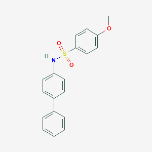 molecular formula C19H17NO3S B375145 N-[1,1'-biphenyl]-4-yl-4-methoxybenzenesulfonamide 