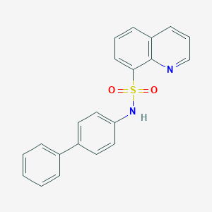 molecular formula C21H16N2O2S B375146 N-[1,1'-biphenyl]-4-yl-8-quinolinesulfonamide 