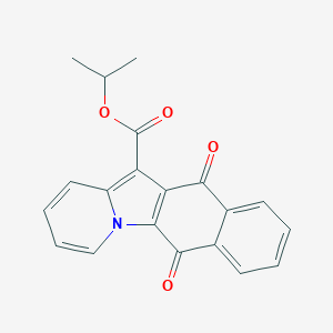 Propan-2-yl 6,11-dioxonaphtho[2,3-b]indolizine-12-carboxylate