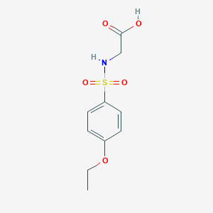 molecular formula C10H13NO5S B375170 N-[(4-Etoxi­fenil)sulfonil]glicina CAS No. 568555-21-5