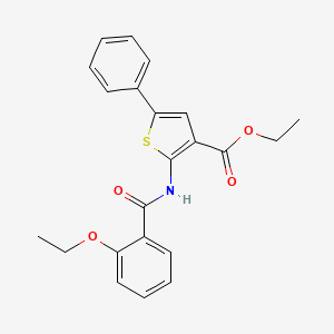 ethyl 2-[(2-ethoxybenzoyl)amino]-5-phenyl-3-thiophenecarboxylate