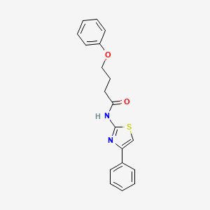 4-phenoxy-N-(4-phenyl-1,3-thiazol-2-yl)butanamide