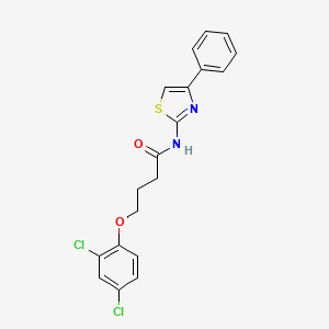 4-(2,4-dichlorophenoxy)-N-(4-phenyl-1,3-thiazol-2-yl)butanamide