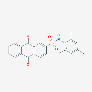 N-mesityl-9,10-dioxo-9,10-dihydro-2-anthracenesulfonamide