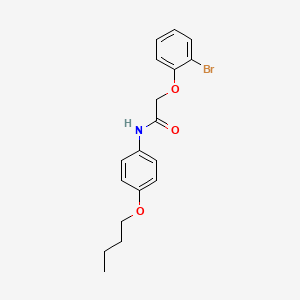 2-(2-bromophenoxy)-N-(4-butoxyphenyl)acetamide