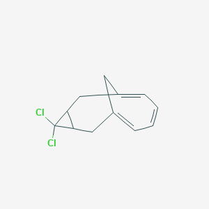 4,4-Dichlorotricyclo[5.4.1.0~3,5~]dodeca-1(11),7,9-triene