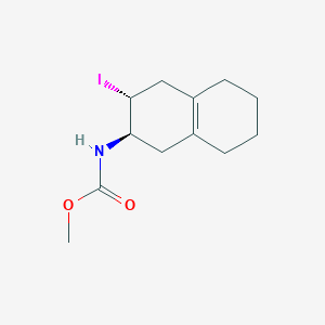 molecular formula C12H18INO2 B375188 Methyl 3-iodo-1,2,3,4,5,6,7,8-octahydro-2-naphthalenylcarbamate 