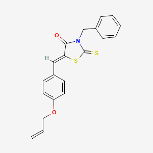 5-[4-(allyloxy)benzylidene]-3-benzyl-2-thioxo-1,3-thiazolidin-4-one