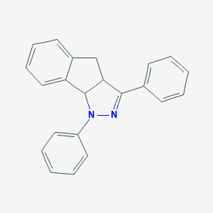 molecular formula C22H18N2 B375197 1,3-Diphenyl-1,3a,4,8b-tetrahydroindeno[1,2-c]pyrazole 